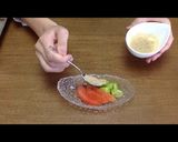 介護食【下蒸しきゅうりとトマトのサラダ】作り方4写真