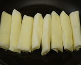 ☆長いもとチーズの焼き春巻き☆作り方5写真