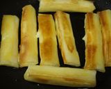 ☆長いもとチーズの焼き春巻き☆作り方6写真