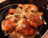 クセになる♡やわらか照り焼きチキン丼作り方6写真