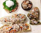 ☆ヘルシー☆野菜の肉詰め☆蒸し料理☆作り方8写真