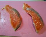 鮭のカリっとソテー レモンソースで♪作り方2写真