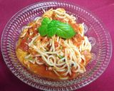 yin yang冷製トマトスパゲッティ作り方5写真