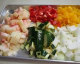 ☆和歌山あら川の桃カレーと梅入りナン☆作り方1写真