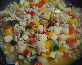 ☆和歌山あら川の桃カレーと梅入りナン☆作り方4写真