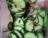 　小メロンの青シソ漬け作り方5写真