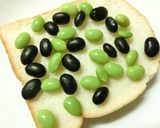 ソース味もｲｲﾈ⋆枝豆×黒豆のトースト作り方2写真