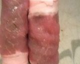 ♪豚肉の梅しそ巻き♪作り方2写真