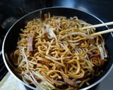 お手軽♪小麦粉から作るソース焼きそば☆作り方14写真