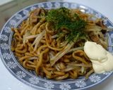 お手軽♪小麦粉から作るソース焼きそば☆作り方15写真