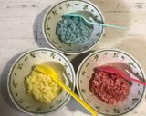 簡単キャラ弁 エルモ クッキーモンスター作り方2写真