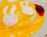 お月見うさぎのオムライス作り方7写真