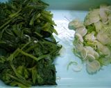 ほうれん草とねぎの和え物作り方1写真
