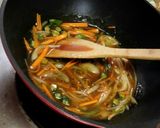 肉巻きおからの野菜あんかけ作り方8写真