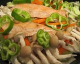フライパンで☆鮭のチャンチャン梅にんにく作り方4写真