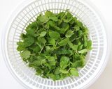 バジルやミントや香菜＋オリーブ油ペースト作り方4写真