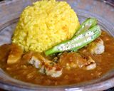牡蠣カレー＆塩レモンライス　大好き！広島作り方9写真