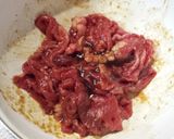戸村のタレで焼肉のっけカレー作り方1写真