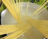 タコとクリームチーズのトマトソースパスタ作り方5写真
