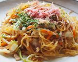 そうめん南瓜で♪フェイク焼きそば作り方10写真