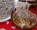 とろーり卵が美味しい✩親子つけ蕎麦作り方3写真