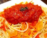 キャロットパスタのキャロットトマトソース作り方8写真