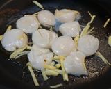 簡単☆帆立と小松菜の塩炒め作り方3写真