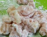 激安☆カリカリ鶏皮のピリ辛焼きうどん作り方2写真