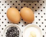 ✿お弁当に*黒ゴマ塩の玉子焼き✿作り方1写真