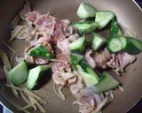 豚肉と胡瓜のチリソース炒め☆作り方4写真