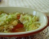 ✿レンジで✿　千切りキャベツの重ね煮作り方5写真