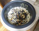 介護食【ひじき煮で簡単!炊き込みご飯】作り方3写真
