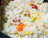 プチトマトと枝豆とコーンの炊き込みご飯作り方5写真