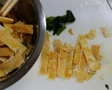 ワカメと薄焼き卵の辛子マヨネーズ和え作り方4写真