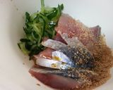 鯖ときゅうりのユッケ作り方3写真