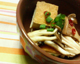 厚揚げときのこの☆ピリ辛バター醤油炒め♪作り方6写真