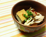 厚揚げときのこの☆ピリ辛バター醤油炒め♪作り方7写真