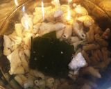 モツ煮（塩味、中身皿風）作り方4写真