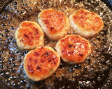 簡単♫混ぜて焼いて絡めるだけの鶏つくね作り方3写真