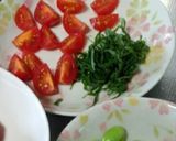 プチトマトと枝豆とコーンの炊き込みご飯作り方2写真