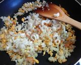 塩ピーマンでパラパラ炒飯✿作り方4写真
