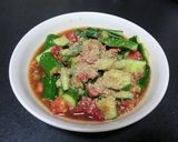 たたきキュウリとトマトのゴマ風味サラダ作り方8写真