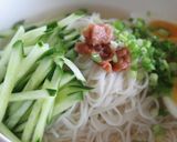 ありかも風すっぱー梅のスープそうめん作り方6写真