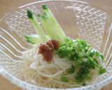 ありかも風すっぱー梅のスープそうめん作り方7写真