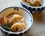 インゲンとがんもの煮物作り方4写真