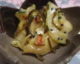 胡麻風味の…「シマウリの中華風漬物」作り方7写真