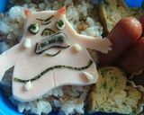 妖怪ウォッチ☆キャラ弁☆あせっか鬼作り方5写真