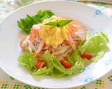 豚しゃぶと野菜のヘルシータルタルサラダ♫作り方9写真