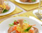 豚しゃぶと野菜のヘルシータルタルサラダ♫作り方11写真