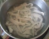 塩昆布だけ！ムネ肉とピーマンの細切り炒作り方2写真